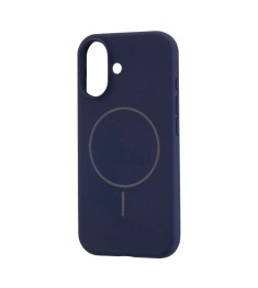Силикон Original Round Case with MagSafe Apple iPhone 17 (09) Midnight Blue Силикон Original Round Case with MagSafe Apple iPhone 17 (09) Midnight Blue