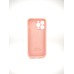 Силіконовий оригінальний чохол RoundCam для Apple iPhone 14 Pro Max (14) рожевий.