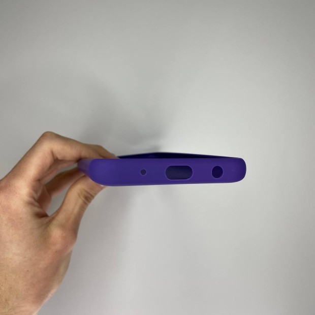 Силіконовий оригінальний чохол 360 з логотипом для Xiaomi Redmi A2  /  A1 (ShutCam) (Фіолетовий)