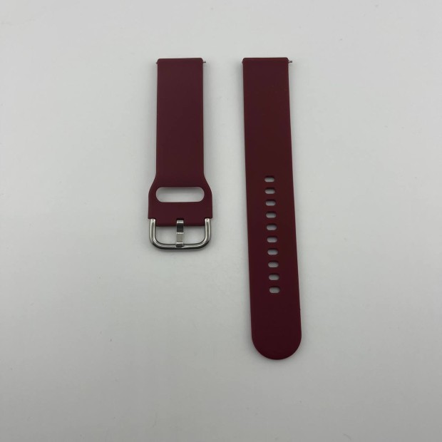 Ремінець для розумного годинника універсальний 20мм Original Design (Бордовий)