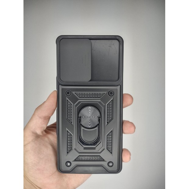 Чохол-бронь Ring Serge Armor Case для Xiaomi Poco F4 GT (ShutCam) (Чорний)