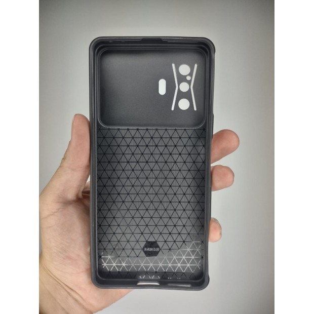 Чохол-бронь Ring Serge Armor Case для Xiaomi Poco F4 GT (ShutCam) (Чорний)