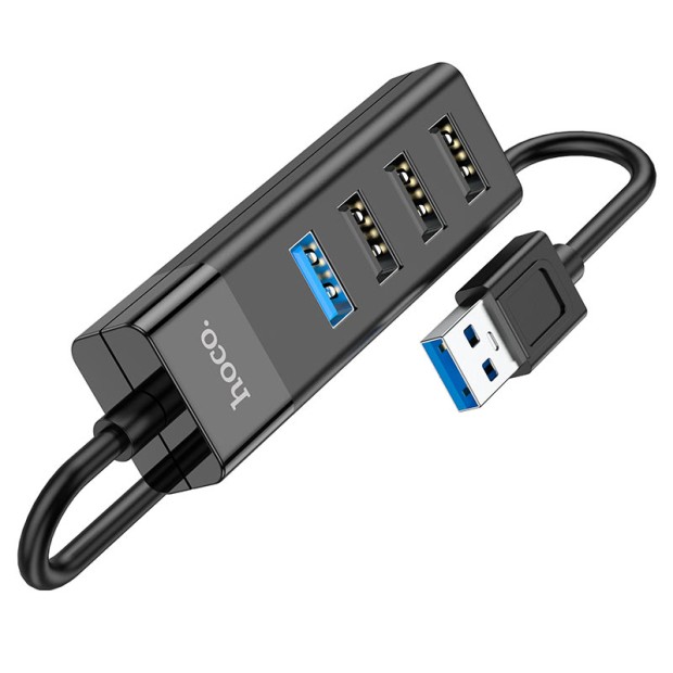 Adapter USB HUB Hoco HB25 (Type-C to 1USB 3.0 / 3USB 2.0) Adapter USB HUB Hoco HB25 (Type-C to 1USB 3.0 / 3USB 2.0)
