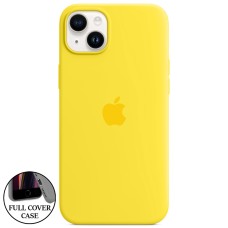 Силіконовий оригінальний чохол для Apple iPhone 14 Plus (13) Жовтий