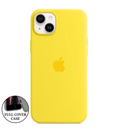 Силіконовий оригінальний чохол для Apple iPhone 14 Plus (13) Жовтий