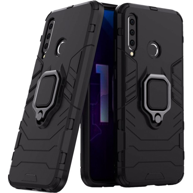 Бронь-чехол Ring Armor Case Huawei P Smart (2019) (Чёрный)