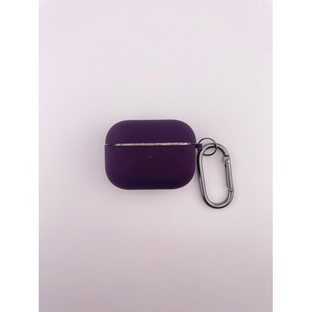 Чохол для навушників Full Silicone Case with Microfiber Apple AirPods Pro 2 (72) Eggplant