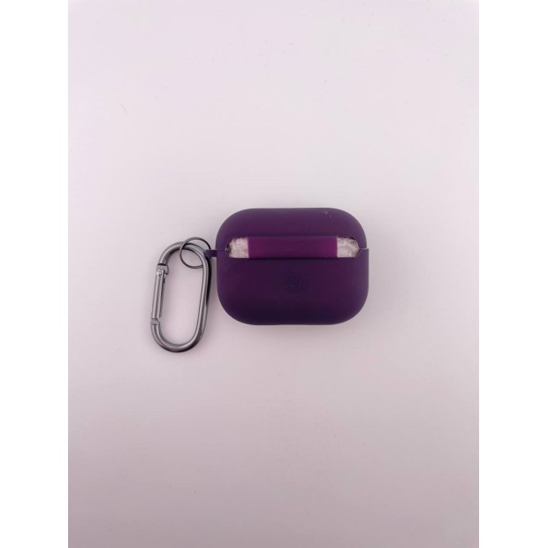 Чохол для навушників Full Silicone Case with Microfiber Apple AirPods Pro 2 (72) Eggplant