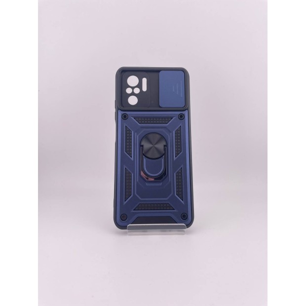 Чохол-броня Ring Serge Armor Case для Xiaomi Redmi Note 10  /  Note 10S  /  Poco M5s (ShutCam) (Синій)