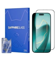 Защитное стекло iLera Sapphire Ultra+ Glass Apple iPhone 17 Pro Max (Black) ILSP..