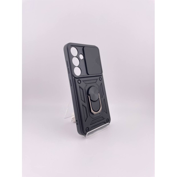 Чохол Ring Serge Armor Case для Samsung Galaxy S24 (ShutCam) (Чорний)