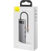 Перехідник USB HUB Baseus Baseus Metal Gleam Series 8-in-1 (Type-C) (Сірий) CAHUB-CV0G Перехідник USB HUB Baseus Baseus Metal Gleam Series 8-in-1 (Type-C) (Сірий) CAHUB-CV0G