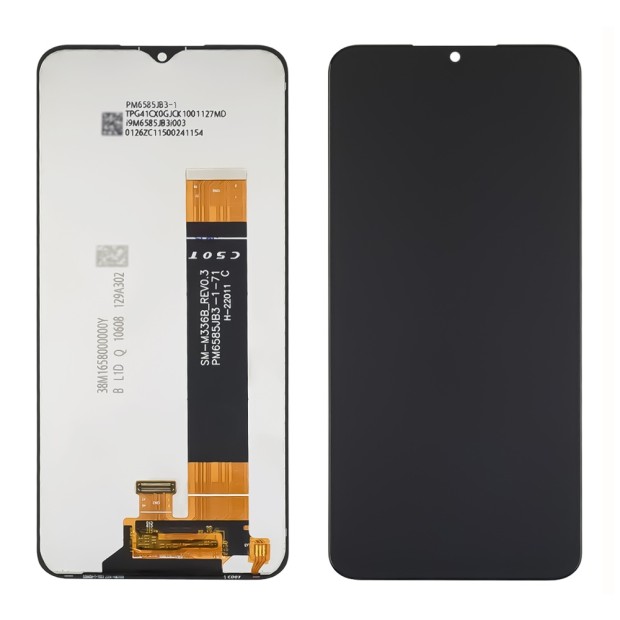 Дисплей для Samsung A235F Galaxy A23 (2022) з чорним тачскріном Service Pack