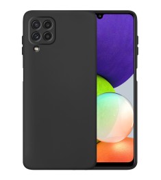 Силикон Original Samsung Galaxy A22 (2021) (ShutCam) (Чёрный)