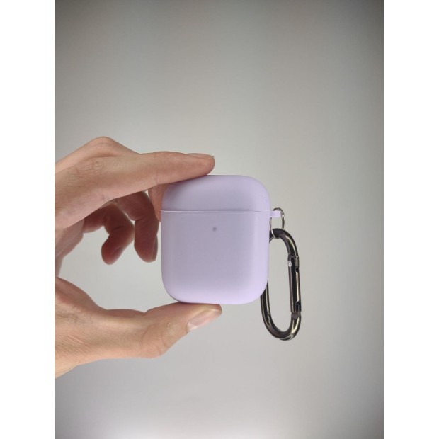 Чохол для навушників Full Silicone Case with Microfiber Apple AirPods (43) Glycine