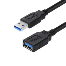 USB-кабель подовжувач USB - USB (AM  /  AF) V3.0 (1.8м) (Чорний)