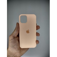 Оригінальний силіконовий чохол Apple для iPhone 12 mini (Грейпфрут)