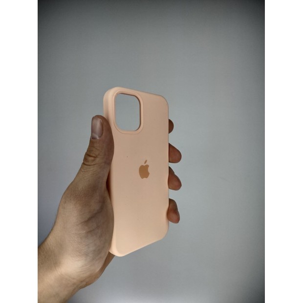 Оригінальний силіконовий чохол Apple для iPhone 12 mini (Грейпфрут)