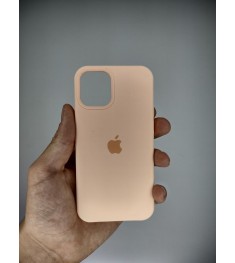 Оригінальний силіконовий чохол Apple для iPhone 12 mini (Грейпфрут)