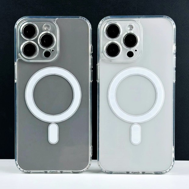 Чехол Clear Case with MagSafe Apple iPhone 11 (ShutCam) (Прозрачный)