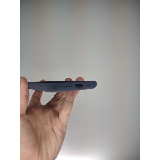 Силіконовий Оригінальний Чохол RoundCam для Apple iPhone X  /  XS (09) Темно-синій