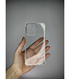 Силікон 6D Apple iPhone 13 Pro (ShutCam) (Прозорий)