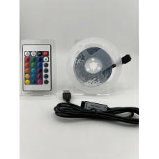 Світлодіодна стрічка 5В RGB (USB) (3м)