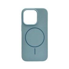 Силикон Original Round Case with MagSafe Apple iPhone 13 Pro Max (53) Sky Blue
