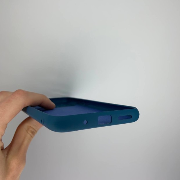 Силіконовий Original 360 Чохол Xiaomi Redmi 10C (ShutCam) (Темно-блакитний)