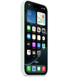 Силикон Original Round Case Apple iPhone 15 Pro (49) Aquamarine