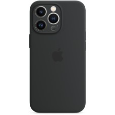 Силіконовий оригінальний круглий чохол-камеру для Apple iPhone 13 Pro Max (07) Чорний.