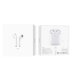 Бездротові навушники-гарнітура Hoco Airpods 2 (EW01 Plus) (Білий)