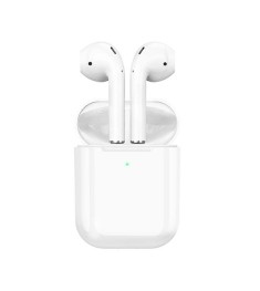 Бездротові навушники-гарнітура Hoco Airpods 2 (EW01 Plus) (Білий) Бездротові навушники-гарнітура Hoco Airpods 2 (EW01 Plus) (Білий)