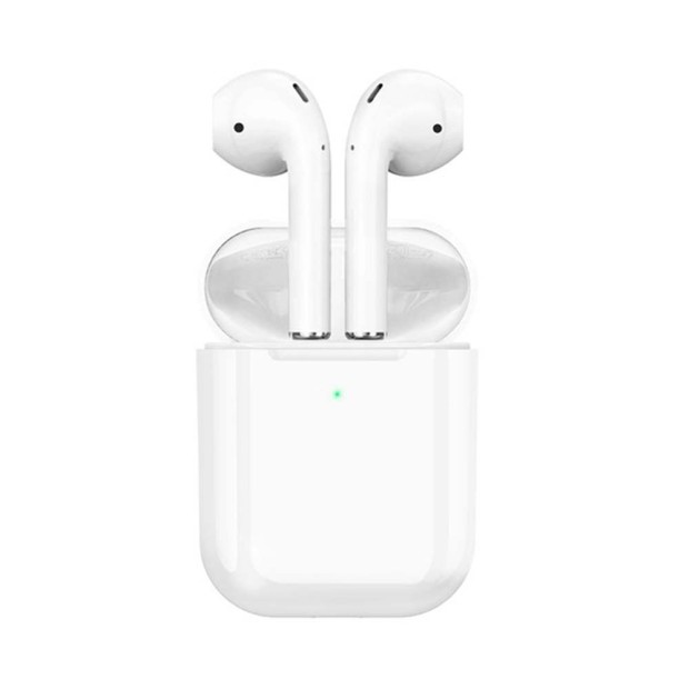 Бездротові навушники-гарнітура Hoco Airpods 2 (EW01 Plus) (Білий) Бездротові навушники-гарнітура Hoco Airpods 2 (EW01 Plus) (Білий)