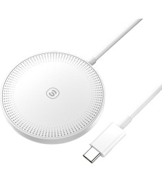 Бездротовий зарядний пристрій Essager Wind 15W 2в1 (Білий) EWXCX-CF02-Z