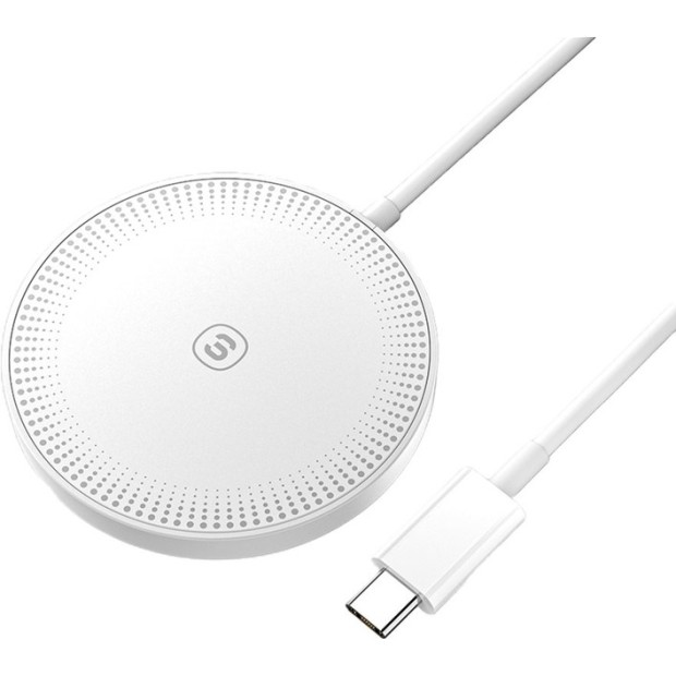 Бездротовий зарядний пристрій Essager Wind 15W 2в1 (Білий) EWXCX-CF02-Z