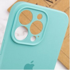 Силіконовий Чохол Original RoundCam для Apple iPhone 14 Pro Max (49) Аквамарин