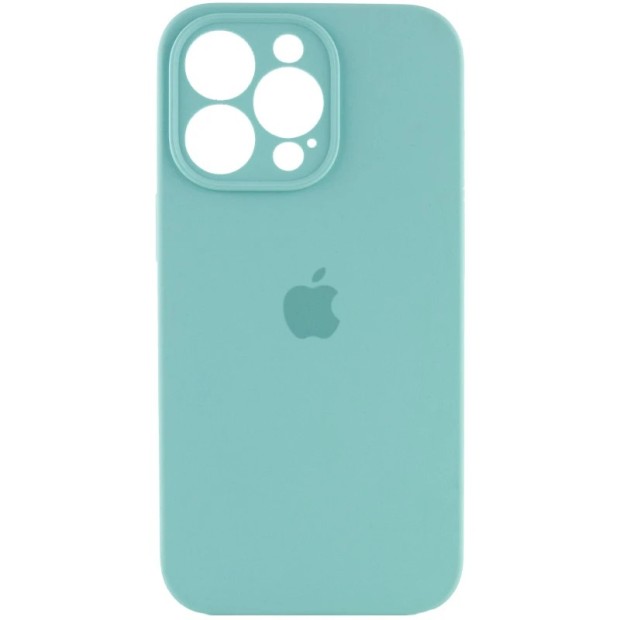 Силикон Original RoundCam Case Apple iPhone 14 Pro Max (49) Aquamarine