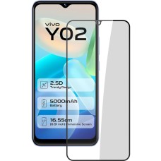 Защитное стекло 5D Standard Vivo Y02 Black