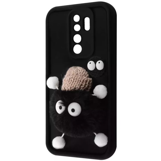 Чехол Pretty Things Case Xiaomi Redmi 9 (Black/Fluffy Black)