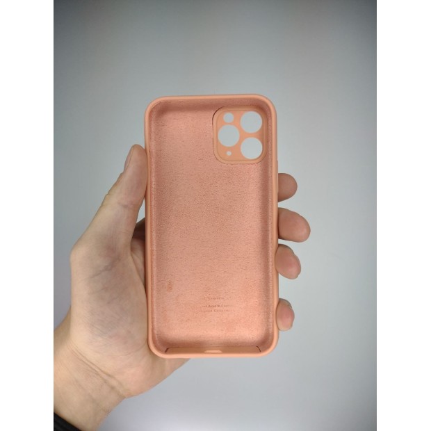 Силикон Original RoundCam Case Apple iPhone 11 Pro (25) Flamingo