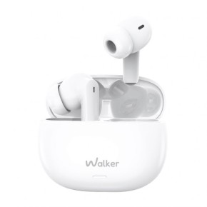 Беспроводные наушники-гарнитура вакуумные Walker WTS-67 ANC + ENC (White)