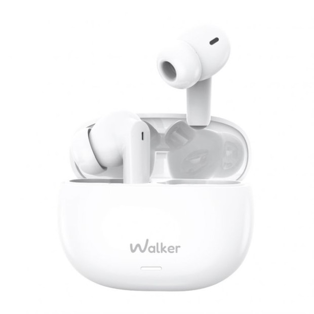 Беспроводные наушники-гарнитура вакуумные Walker WTS-67 ANC + ENC (White)