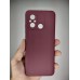 Силикон Original Xiaomi Redmi 12C / 11A (ShutCam) (Бордовый)