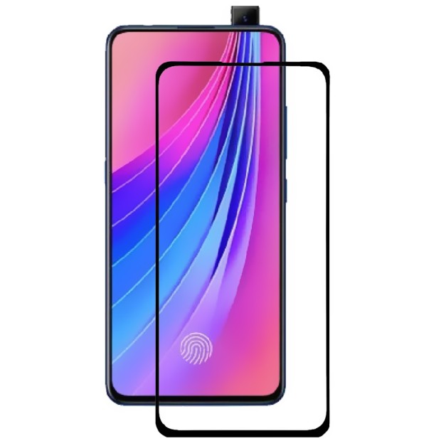 Захисне скло 3D Vivo V15 Pro Чорне