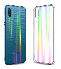 Силикон 3D Gradient Case Samsung Galaxy A02 (2021) (Прозрачный)
