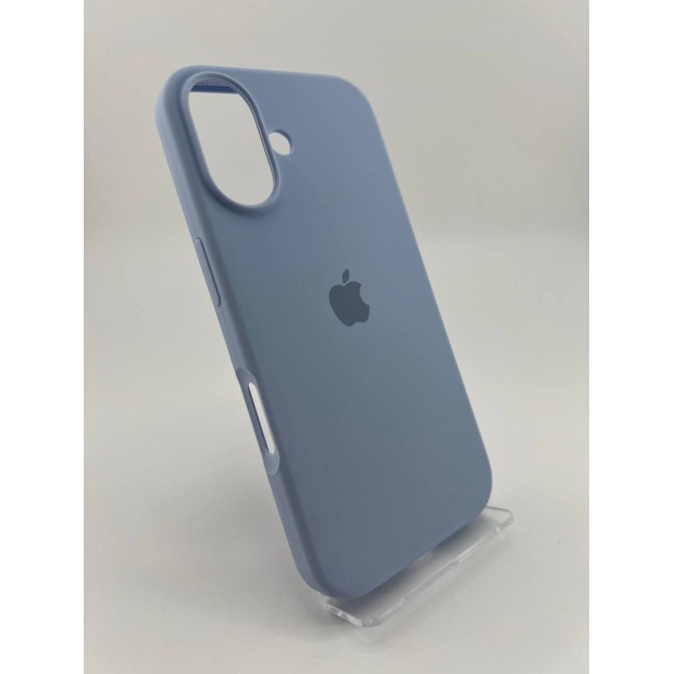 Оригінальний силіконовий чохол круглої форми для Apple iPhone 16 (15), колір лавандовий.
