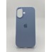 Оригінальний силіконовий чохол круглої форми для Apple iPhone 16 (15), колір лавандовий.