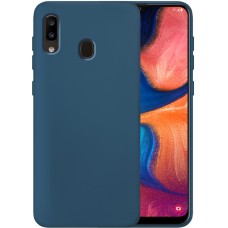 Силикон Original 360 Case Samsung Galaxy A20 / A30 (Тёмно-синий)