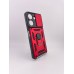 Чохол Бронь Ring Serge Armor для Xiaomi Redmi 13C  /  Poco C65 (ShutCam) (Червоний)